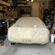 Test fitting the cover in my garage. One of the many reasons I hate winter.
